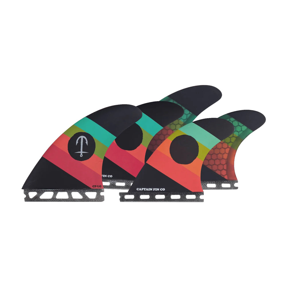 Captain Fin Co - CF Series 5 Fin - SM/MD/LG - Black (Futures