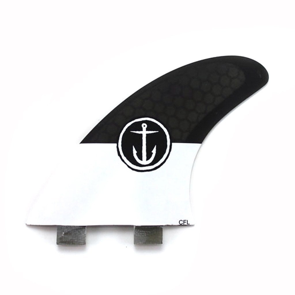 Captain Fin Co - CF Series 5 Fin - Large - Black/White (FCS