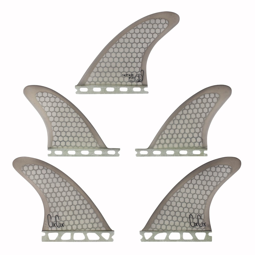 キャプテンフィン CAPTAIN FIN Christenson 5 Fin Captain Fin Co - Christenson 5 Fin - Medium - Smoke (Futures