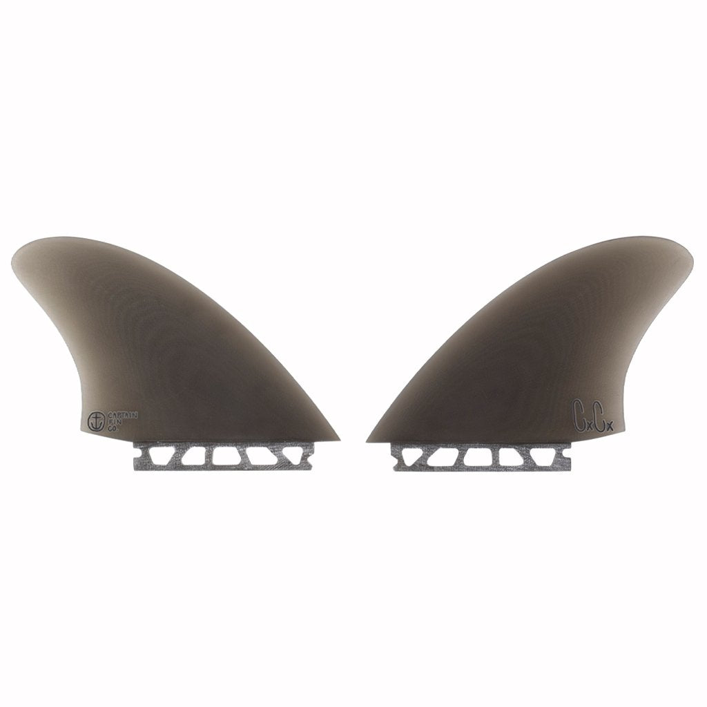 Captain Fin Co - Christenson Twin Keel - Large - Smoke Captain Fin Co - Christenson Twin Keel - Large - Smoke