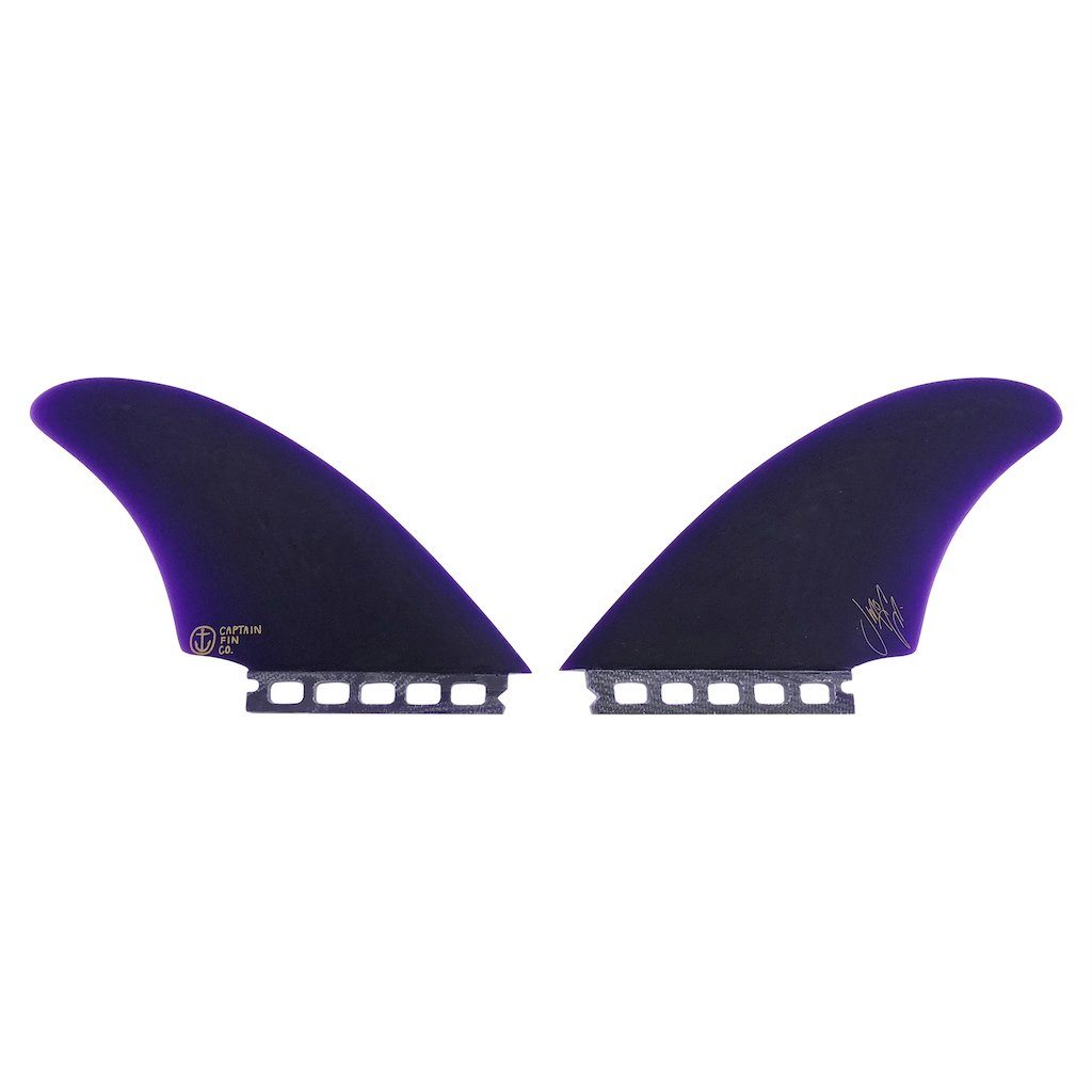 CAPTAIN FIN / JEFF MCCALLUM TWIN KEEL　2 Captain Fin Co - Jeff McCallum Twin Keel - Large - Purple