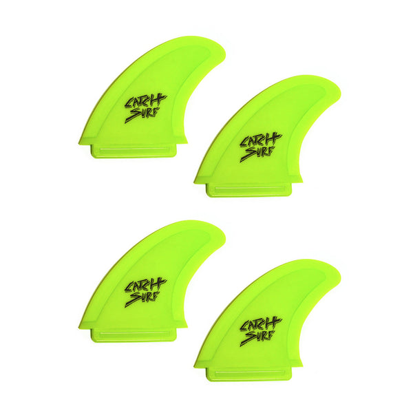 Catch Surf UK - Safety Edge Quad Fin Kit - Lime