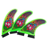 3D Fins - All Rounder Thruster - Soft - Heart Attack Leopard (FCS1/FCS2/CatchSurf/Futures)