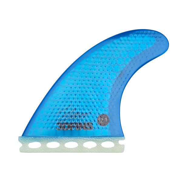 3D Fins - Josh Kerr Moonrakerr Quad - Medium - Blue (Futures)