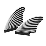 3D Fins - Speed Keel Twin - B&W Starburst (FCS1/Futures)