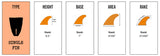 CF Pivot - 9.5 - Salmon - Captain Fin Co - UK