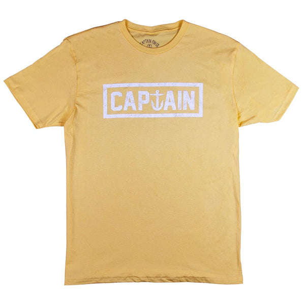 Naval Captain Tee - Yellow - Captain Fin Co - UK