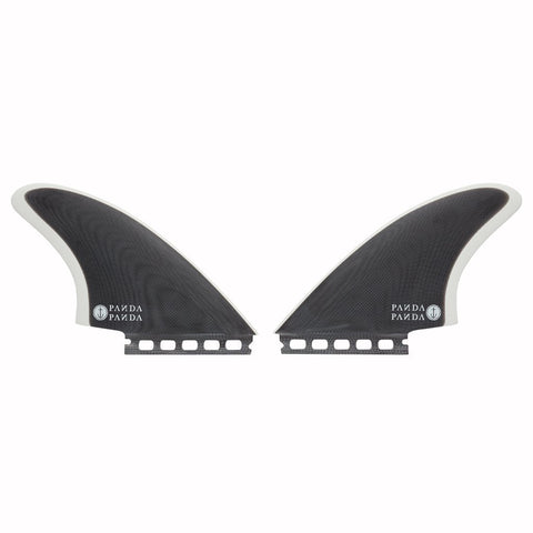Captain Fin Co - Panda Twin Keel - Medium - Black/White