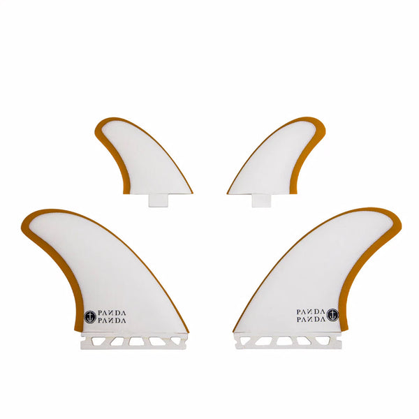 サーフィン・ボディボード CAPTAINFIN PANDA TWINZER WHITE FUTURES. Captain Fin Co - Panda Twinzer - Medium - White/Gold (Futures