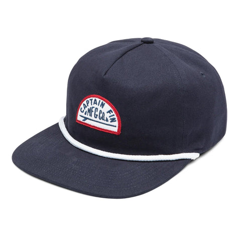 Captain Fin Co Stack Patch Hat Vintage Navy – Satorial Supplies