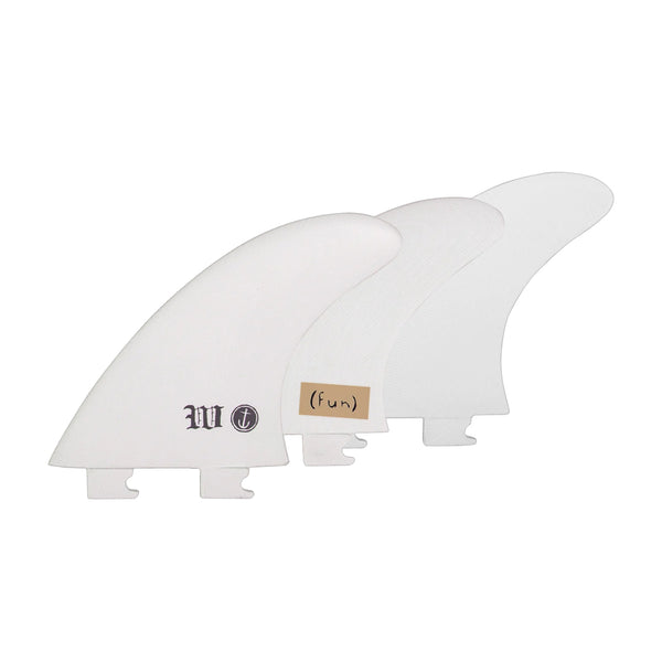 Captain Fin Co - Wade Goodall Tri - Medium - White (Snap-In / FCS II)