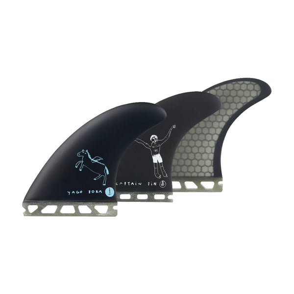 Captain Fin Co - Yago Dora Tri - MD/LG - Black (Futures