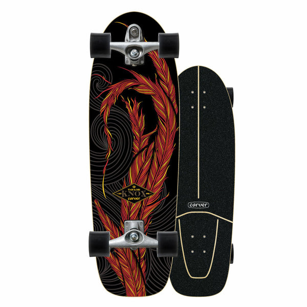 スケートボード CARVER KNOX QUILL 31.25&#39;&#39; SURFSKATE CX4 Carver Surf skate 31.25