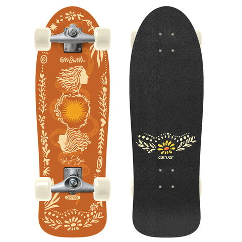 Carver Skateboards - 31" GrlSwirl Sunflower - CX Complete