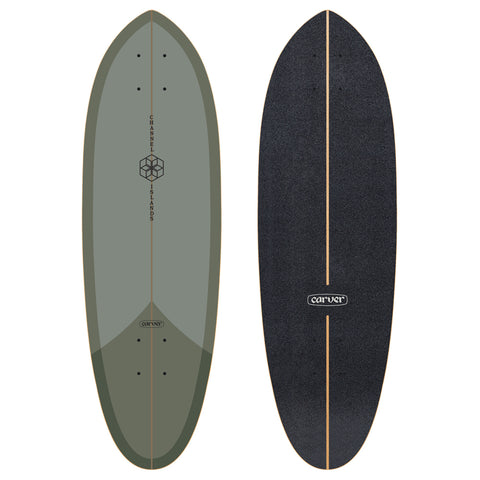 Carver Skateboards - 32.5" CI Mid Sage - Deck Only