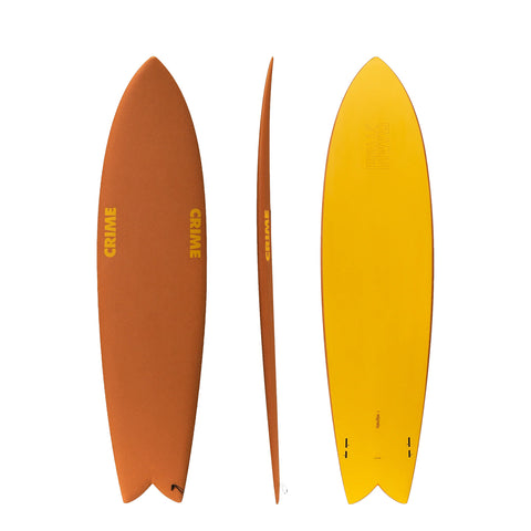 Crime - Long Fish 8'5'' - Rust/Dijon