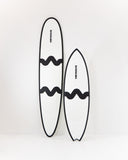 Newave - 6'6'' All Round Fish + 9'0'' Longboard + Free Boardbag