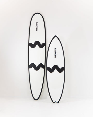 Newave - 6'6'' All Round Fish + 9'0'' Longboard + Free Boardbag