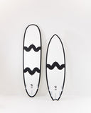 Newave - 6'6'' All Round Fish + 7'6'' Mini-Mal + Free Boardbag