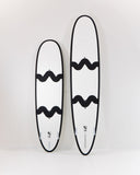 Newave - 7'6'' Mini-Mal + 9'0'' Longboard + Free Boardbag