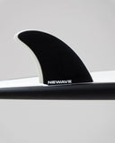 Newave - Twin Fins - Black & White