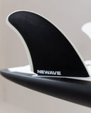 Newave - Twin Fins - Black & White