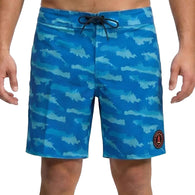 DaFin - Board Shorts - Camo Blue