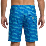 DaFin - Board Shorts - Camo Blue