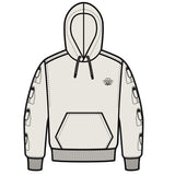 DaFin - Da Repeat Hoodie Fleece - Off White