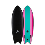 Heritage 5'6'' Retro Fish - Black/Turquoise