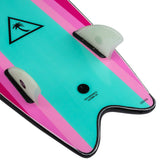 Heritage 5'6'' Retro Fish - Black/Turquoise