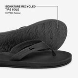 Indosole - Mens Flip Flops - Easy Living - Black