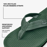 Indosole - Mens Flip Flops - Easy Living - Leaf