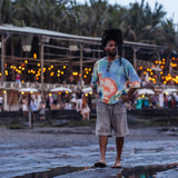 Indosole - Mens Flip Flops - Easy Living - Rainbow