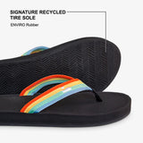 Indosole - Mens Flip Flops - Easy Living - Rainbow