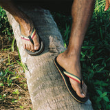 Indosole - Mens Flip Flops - Easy Living - Reggae