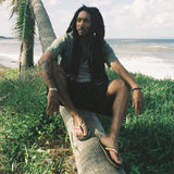 Indosole - Mens Flip Flops - Easy Living - Reggae