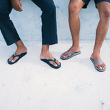 Indosole - Mens Flip Flops - Easy Living Lite - Granite