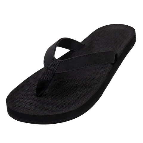 Indosole - Mens Flip Flops - ESSNTLS - Black
