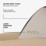Indosole - Womens Sandals - ESSNTLS Cross - Soil Light