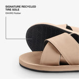 Indosole - Womens Sandals - ESSNTLS Cross - Soil Light