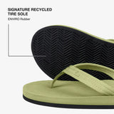 Indosole - Womens Flip Flops - Easy Living - Matcha
