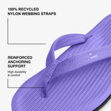 Indosole - Womens Flip Flops - Easy Living - Purple Haze