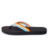 Indosole - Womens Flip Flops - Easy Living Lite - Rainbow