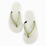 Indosole - Womens Flip Flops - ESSNTLS - Sea Salt / Olive