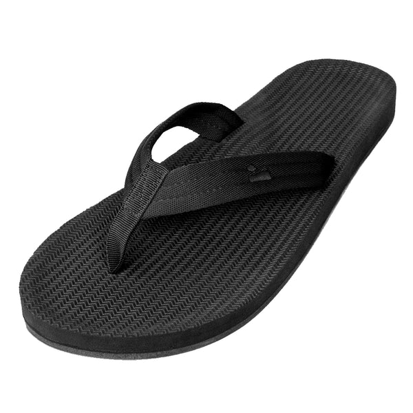 Indosole - Mens Flip Flops - Easy Living - Black