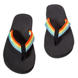 Indosole - Mens Flip Flops - Easy Living - Rainbow