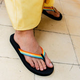 Indosole - Womens Flip Flops - Easy Living - Rainbow