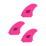 Catch Surf UK - Safety Edge Tri Fin Kit - Hot Pink