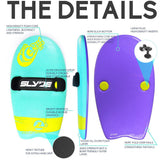 Slyde Handboards - Slyde Handboards - The Grom - Turquoise & Purple - Brands - Satorial